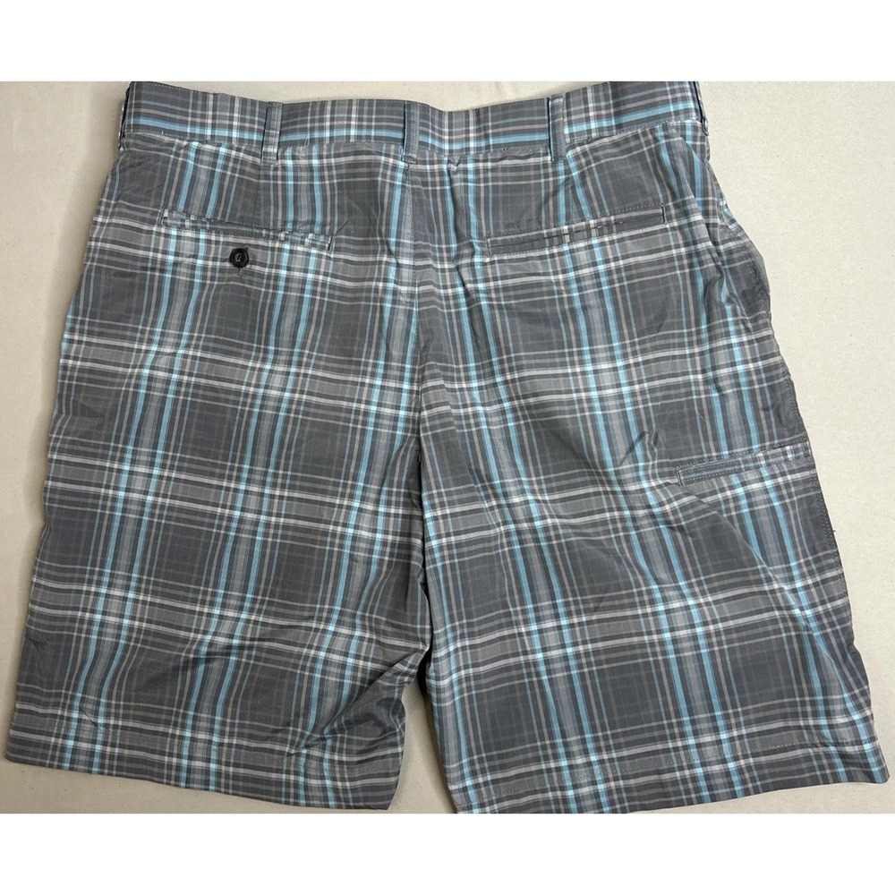 PGA Tour Shorts Bermuda Plaid Polyester Casual Men's Size 36(348) - Picture 4 of 5